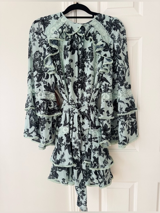 Anthropologie BHLDN Camila Kimono -Sleeve-Chiffon Mini Dress, Size M - Picture 5 of 15